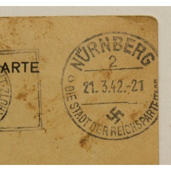 Postal con Gebirgsjäger- Hurra die Gams!. Espenlaub militaria